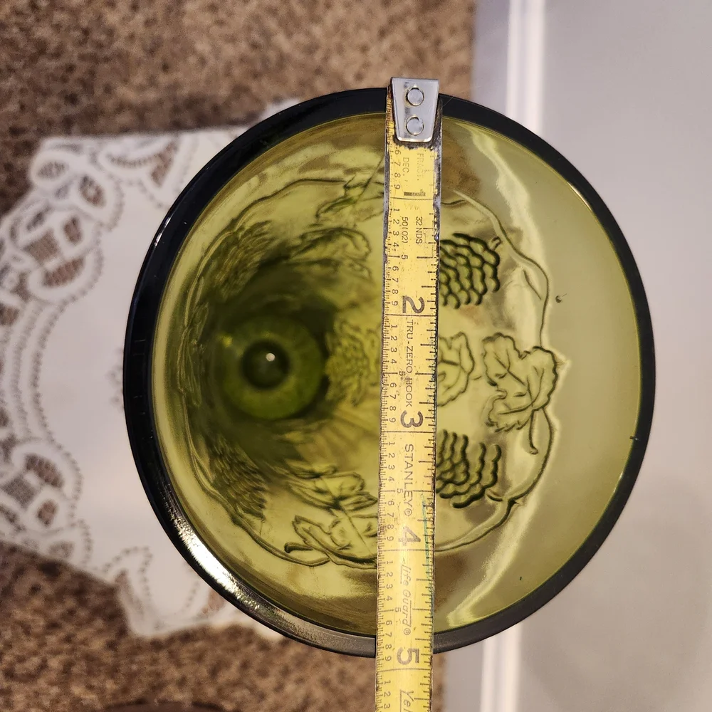 Indiana Glass Avocado Green 9.75